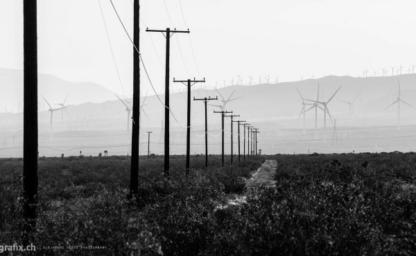 Wind turbine in Mojave