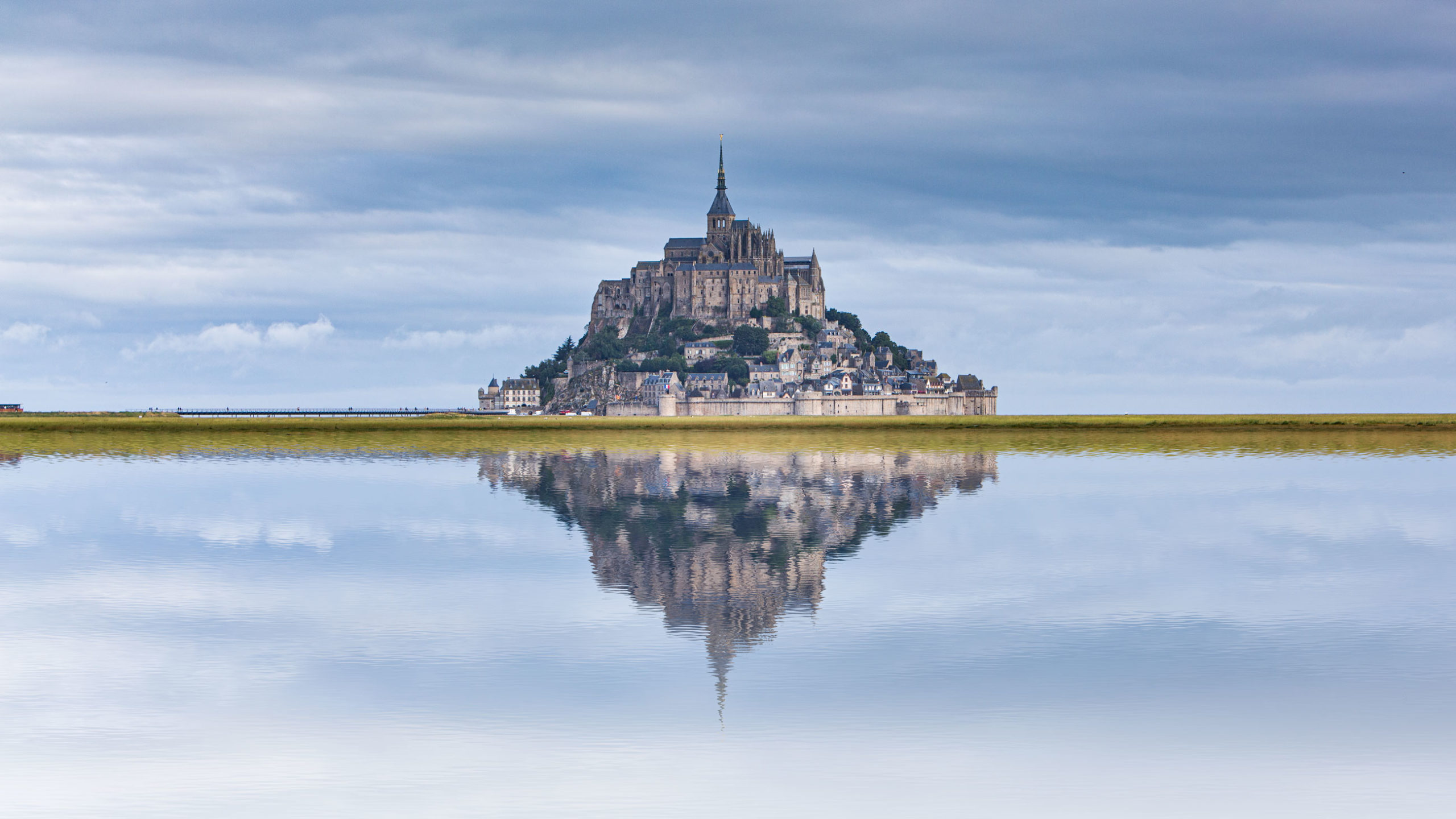 Mont Saint-Michel in Normandie France