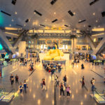 Doha airport main entrance