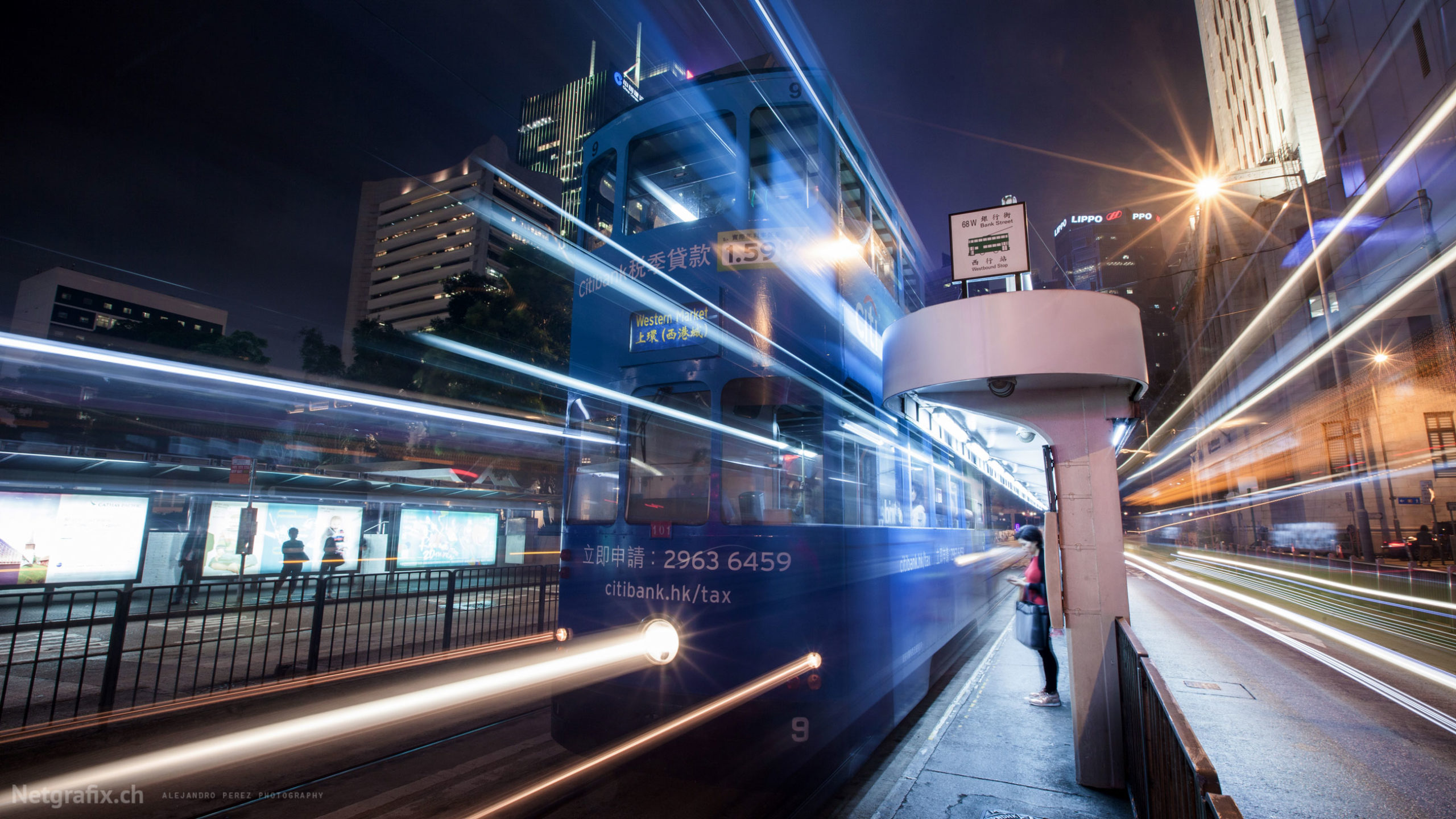 Ding Ding public transport - Hong Kong